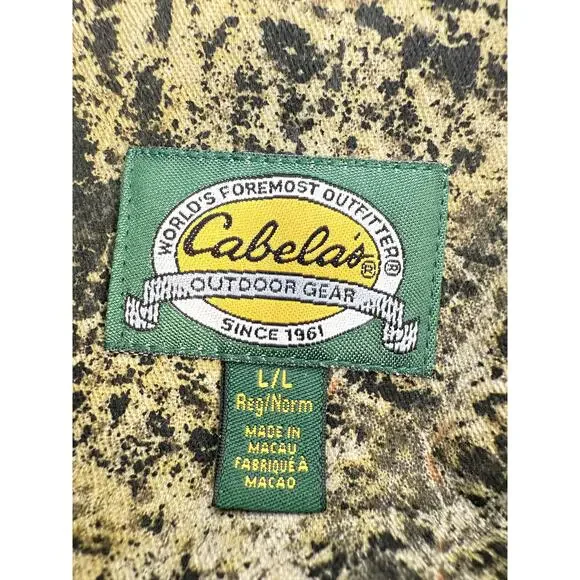 Mossy Oak Mens Camouflage Long Sleeve Chest Pockets ButtonDown Shirt LargeLong - Picture 6 of 13